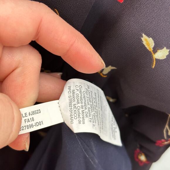 MADEWELL Tulip-Sleeve Maxi Dress Sweet Blossom August Juniper Berry Sz 20 {RR30} - Picture 8 of 8